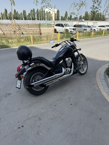 чопер мото: Чоппер Kawasaki, 900 куб. см, Бензин, Взрослый, Б/у
