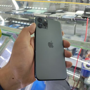 Apple iPhone: IPhone 11 Pro, Скидка 10%, Б/у, 256 ГБ, Space Gray, Защитное стекло, Чехол, Кабель, В рассрочку, 100 %