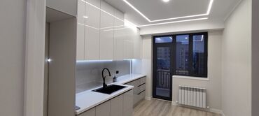 квартира дом бишкек: 1 бөлмө, 42 кв. м, Элитка, 8 кабат, Дизайнердик ремонт