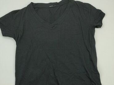 czarne t shirty w serek damskie: T-shirt, Medicine, M, stan - Dobry