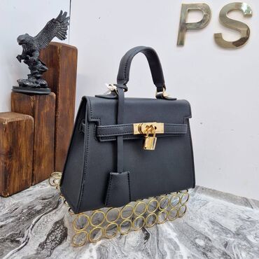 Torbe: Elegantna torbica, Hermes, Materijal: Koža, Lakovana koža — 11