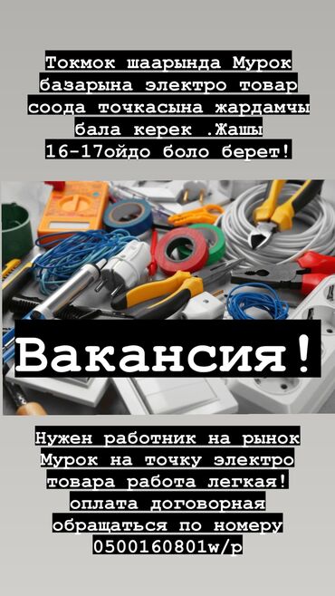 малчы керек токмок: Сатуу ишиндеги башка адистиктер