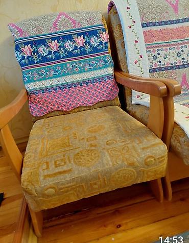sofa: Продаю диван книжку,два кресла.,/дерево,пружина/ — 2