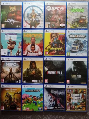Mətbəx texnikası: Playstation 5 diskleri. Diskler temizdi ciziqsizdilar. Hamisi az ve