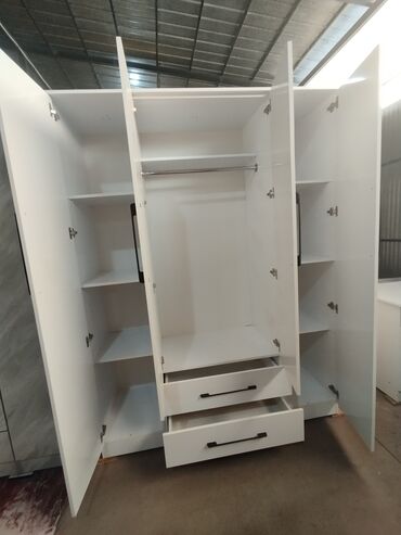 Шкафы для одежды: Шкаф для одежды, Новый, Прямой, ЛДСП — 16