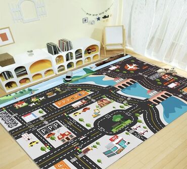 Детские ковры и коврики: Детский коврик Новый, 150 * 100, Прямоугольный