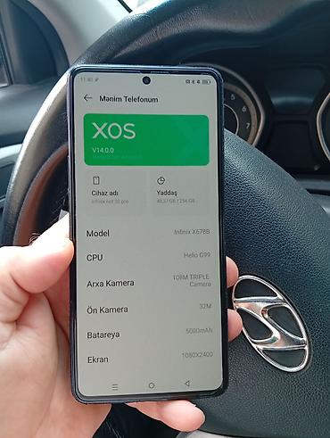 Infinix Note 30 Pro, 256 GB, rəng - Qara, Sensor