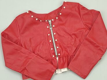 biały crop top: Top, 5-6 years, 110-116 cm, condition - Perfect