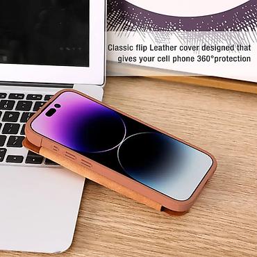 Maske i futrole za telefone: Maska Nillkin Qin Pro za iPhone 15 Pro 6.1 crna. Uz brzu dostavu i — 13