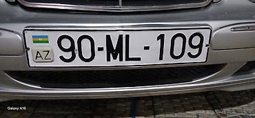 kardan valı: Avtomobil nömrə nişanı: 90-ML-109 - Ölkə/region: Azərbaycan (AZ) - — 1