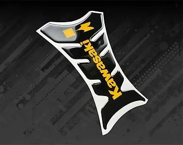 startni: Tank pad Kawasaki Crno zuti Stiker za rezervoar - 2515 📌 Opis — 3