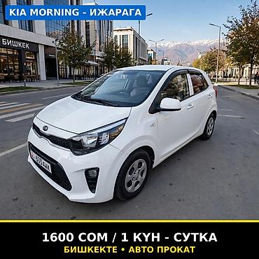 болушу: Ижарага берем Kia Morning, Күнүмдүк, Айдоочусуз, | Күрөө — 1