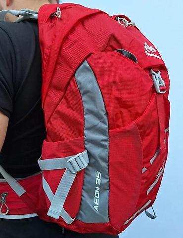 Sportske torbe i rančevi: Planinarski ranac Senterlan AEON 35 – crveni - Zapremina: 35 L — 12