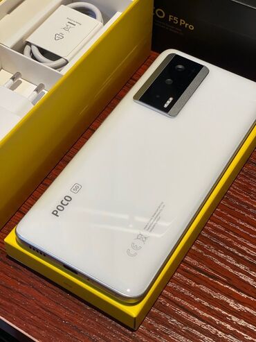 телефоны бу ош: Poco F5 Pro, Б/у, 256 ГБ, цвет - Белый, 2 SIM