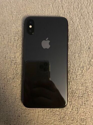 Apple iPhone: IPhone X, Б/у, 256 ГБ, Black Titanium, Защитное стекло, 100 %