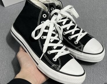 конверсы: Кроссовки, 38.5, 39, Converse, Новый, цвет - Черный, Самовывоз