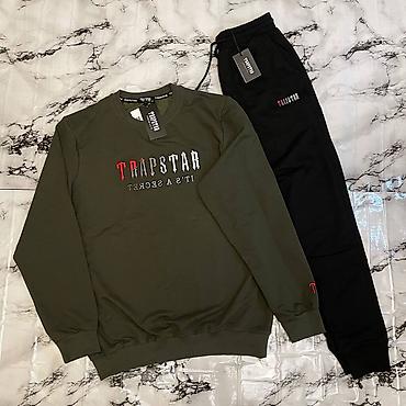костюм шым: Мужской костюм Trapstar (свитшот + джоггеры) - Комплект: свитшот с — 3