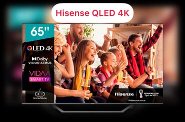 Телевизоры: Акция акция телевизор hisense 65 QLED 3840×2160 разрешение экрана 4k