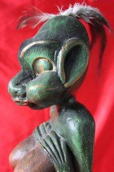 Figure: STARA DRVENA FIGURA ŽENE, RUČNI RAD, UNIKAT | Drvena figura žene iz — 17