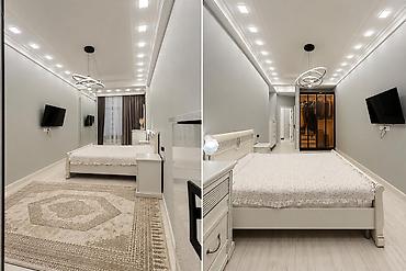 Продажа квартир: 3 комнаты, 81 м², Асанбай мкр Элитка, 4 этаж, Евроремонт — 4