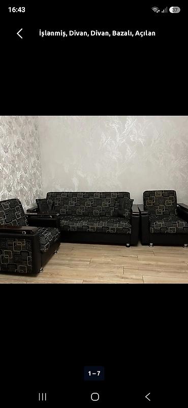 kresla: Diqqət divan açılır.divan kreslo dəsti satıllr təcili — 1