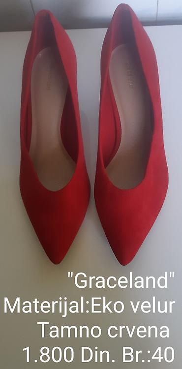 Salonke: Graceland ženske salonke - Model: špicasti vrh, niska štikla (kitten — 5