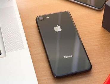 мобильные телефоны редми: IPhone 8, Колдонулган, 64 ГБ, Black Titanium, 79 %
