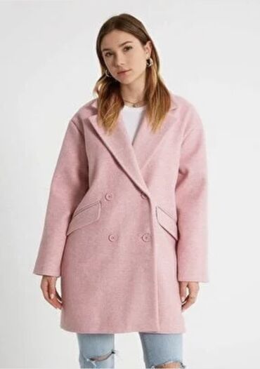 пальто zara: Пальто S (EU 36), цвет - Розовый