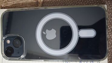 apple 10: IPhone 13, Б/у, 128 ГБ, Midnight, Наушники, Защитное стекло, Чехол, 100 %