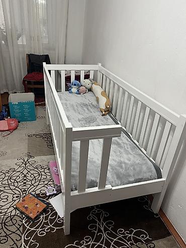ярусы: Двухъярусная детская кровать, Новый, Натуральное дерево, цвет - Белый — 8