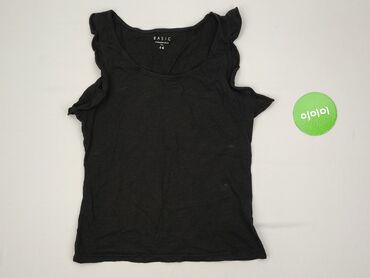 czarne t shirty i marynarka: Basic, Top damski, 2XL