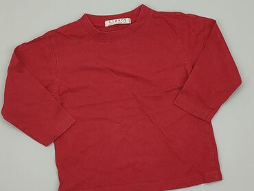 czerwona bluzka na święta: Bluzka, George, 1.5-2 lat, 86-92 cm, stan - Dobry