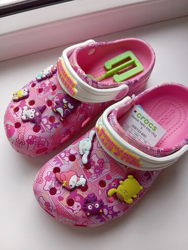 Детская обувь: Шлепки - машинки 500сом. Детские crocs: Бабочки, Hello kitty — 4