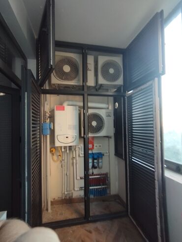 Dolablar: Mənfəz li̇ şkaflar. Kondi̇si̇oner ve kombi̇leri̇n kabağina plasti̇k — 10