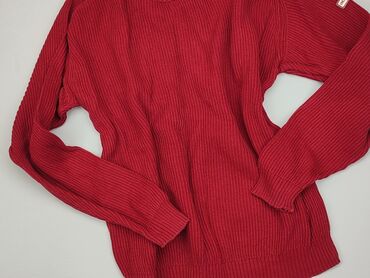 czerwone eleganckie bluzki: Sweter, XL (EU 42), condition - Good