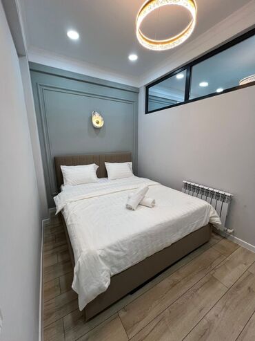 Посуточная аренда квартир: 1 комната, Душевая кабина, Постельное белье, Кондиционер — 8