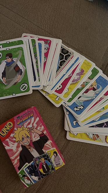 uno kartı: UNO – Boruto temalı kart oyunu seti - Rəsmi UNO qaydaları əsasında — 2