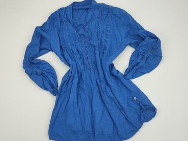 elegancka niebieska sukienki: Dress, 3XL (EU 46), condition - Good
