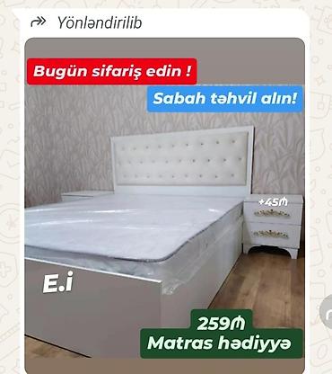 islenmis kravatlar: Ağ rəngdə müasir yataq dəsti: - Yumşaq, düyməli başlıqla klassik — 1