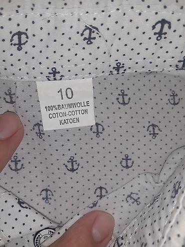 mattpear classic m plus: Uşaq köynəyi – qısqol, düyməli - Ölçü: 10 - Material: 100% pambıq — 2