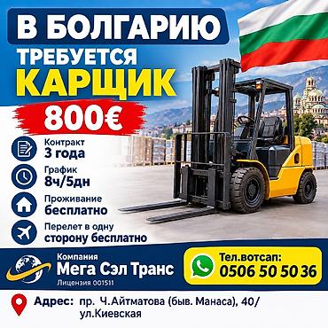 работа водитель с: Вакансии в Болгарию Открыты позиции: - Продавец/кассир — 770 € - — 3