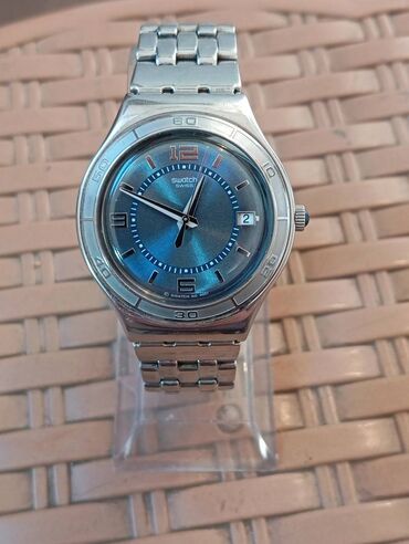 детские наручные часы swatch: Б/у, Наручные часы, Swatch, цвет - Серебристый