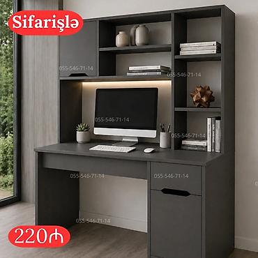 tv divar dizayn: Oğlan və qız üçün, Yeni, Siyirməli, Yazı masası, Stulsuz — 8