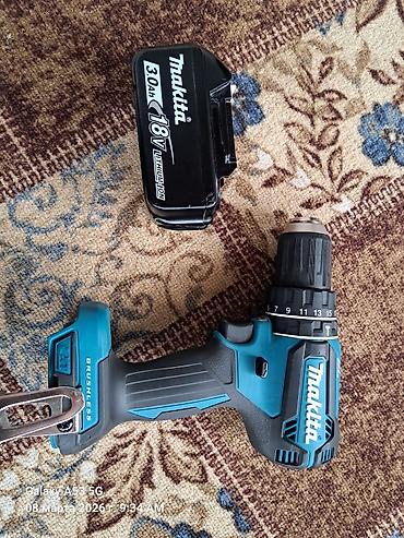 Шуруповерты: Аккумуляторная ударная дрель-шуруповерт Makita DHP485 (18V — 7