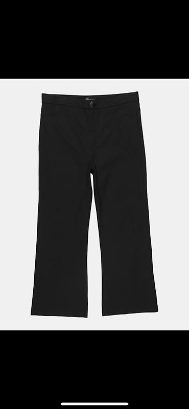 trapez şalvar: Şalvar, Zara, XS, rəng - Qara — 1