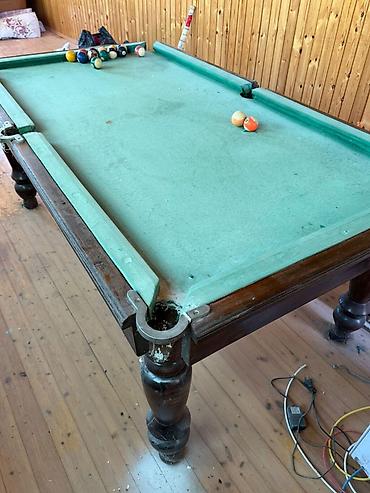 bilardo masası: Bilyard masası – klassik ağac konstruksiya - Material: masif ağac — 1