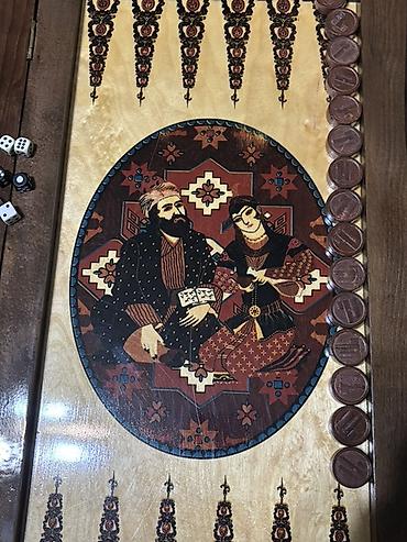 Nərdlər: Qoz ağacından hazırlanmış nərd satılır. Təbii qoz ağacı, möhkəm — 8