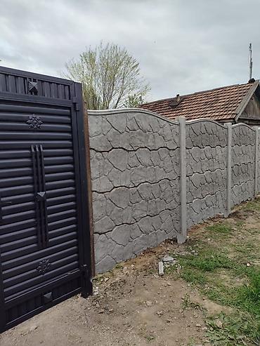 Бетонные еврозаборы: Бетонные заборы из еврозабора (сборные железобетонные секции) с — 18