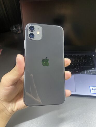 колонка маруся бишкек: IPhone 11, Б/у, 64 ГБ, Черный, Коробка, 74 %