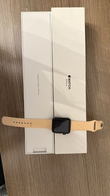 apple watch 3 цена в бишкеке: Apple Watch Series 3 Оригинал (коробка и зарядка имеются) - Размер